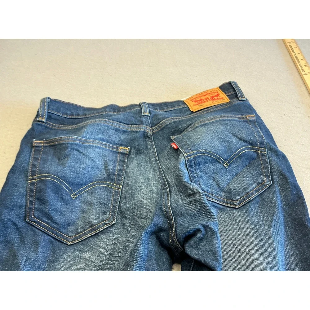 Levi's 541 Athletic Taper Jeans Medium Wash Denim 34x30 Mens Blue